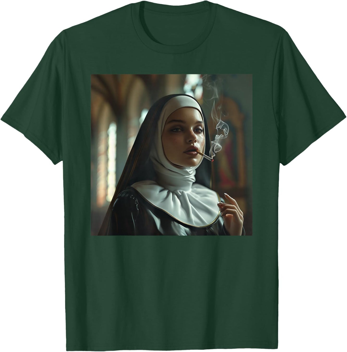 Beautiful rebellious nun, rebellious nun T-Shirt - T-Shirt | Forest