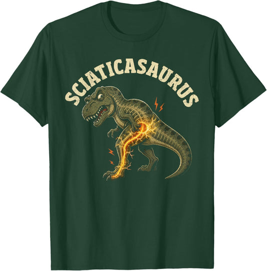 Sciatica Warrior Sciatic Nerve T-Shirt - T-Shirt | Forest