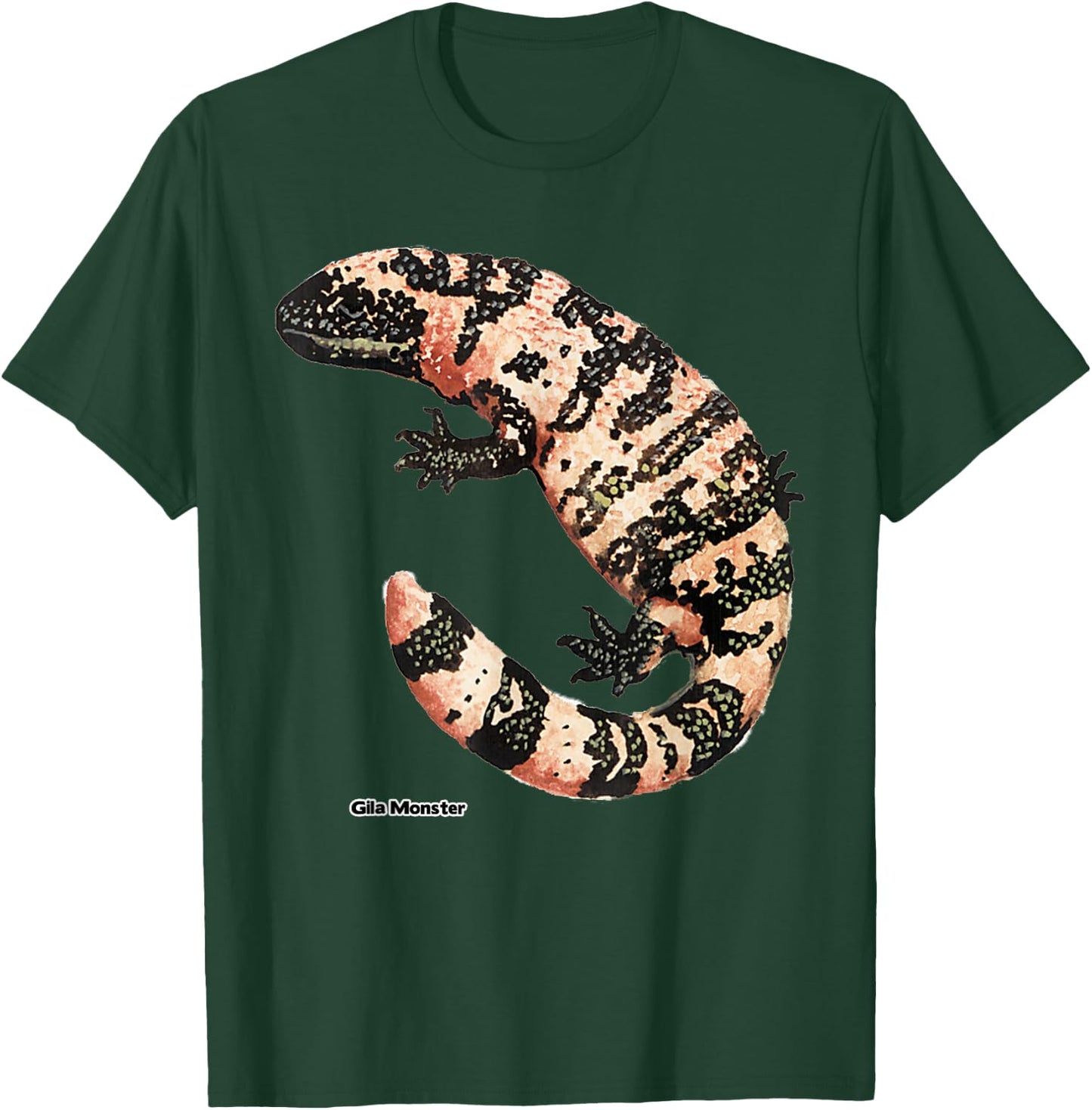 Lotta Shirts: Gila Monster Lizard Animal Reptile T-Shirt - T-Shirt | Forest