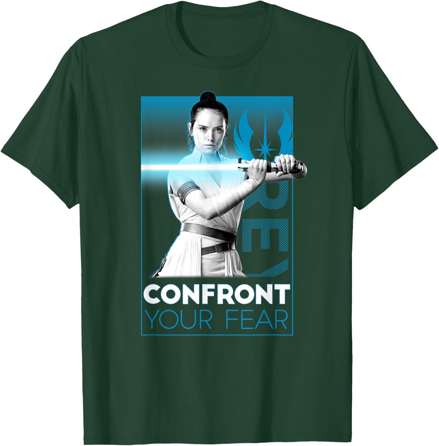 Star Wars: The Rise Of Skywalker Rey Confront Your Fears T-Shirt - T-Shirt | Forest