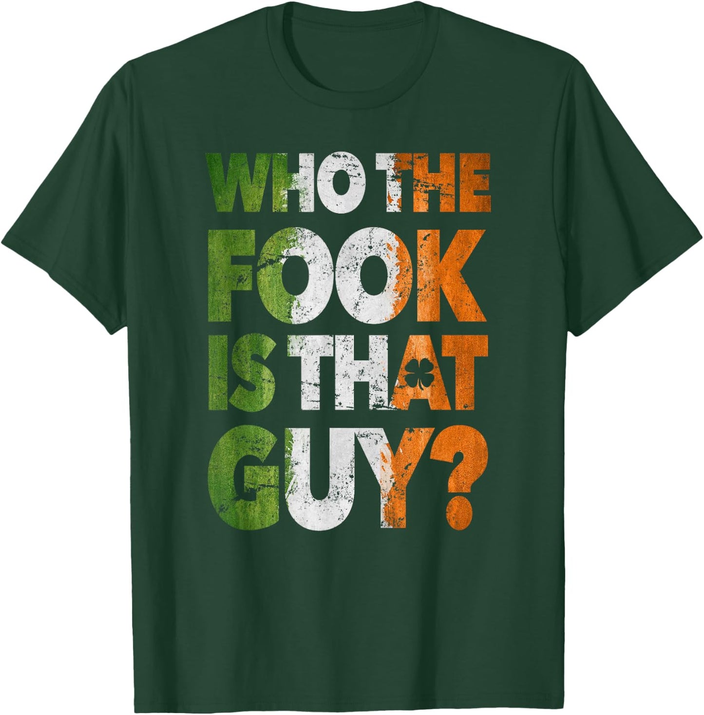 Who the Fook is That Guy? Funny for Boxing Match T-Shirt - T-Shirt | Forest
