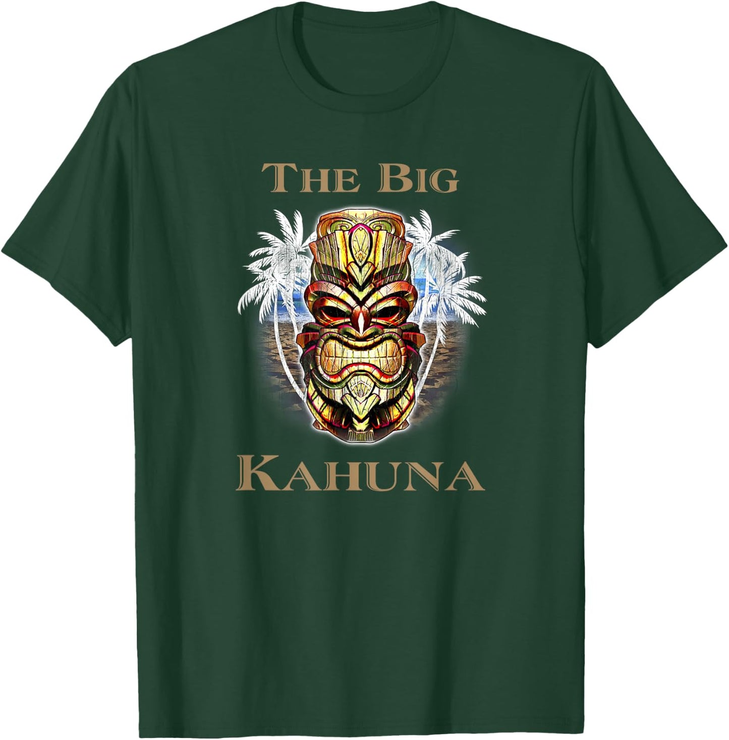 The Big Kahuna Tiki T-Shirt - T-Shirt | Forest