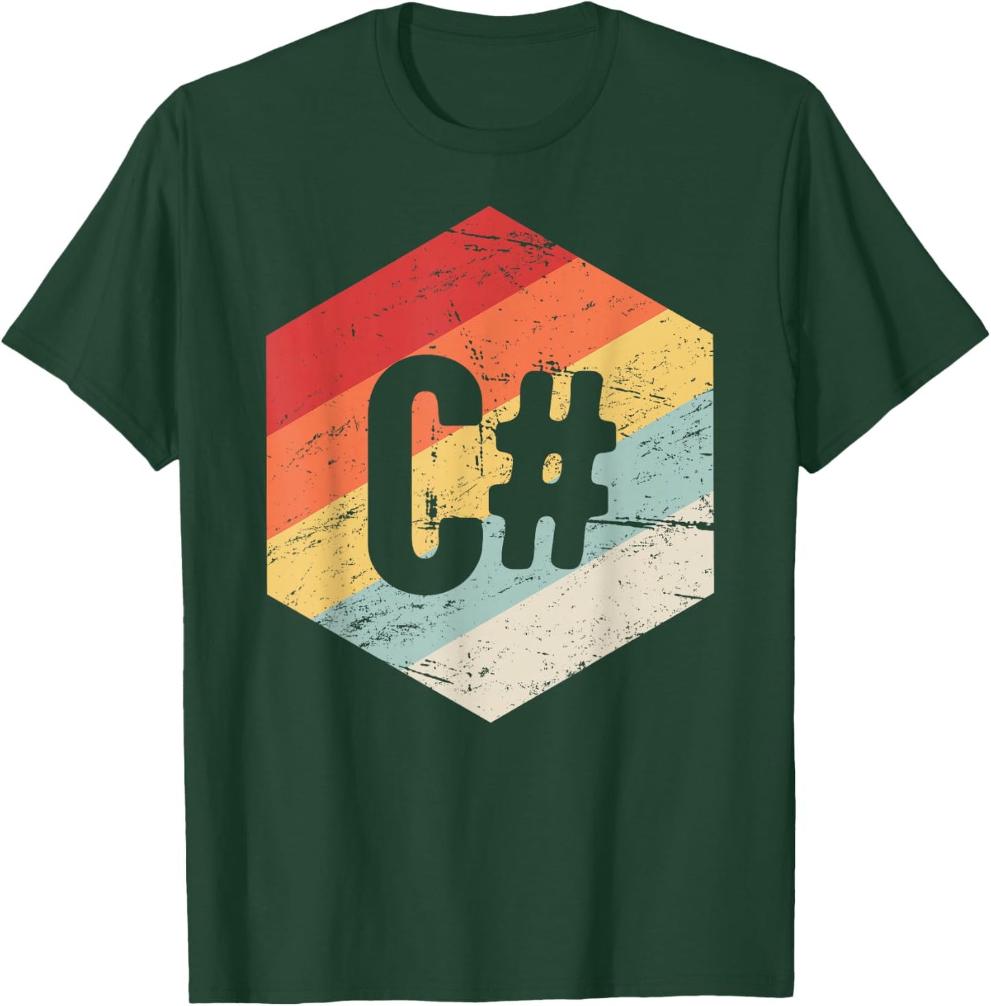 Retro C# T-Shirt - T-Shirt | Forest