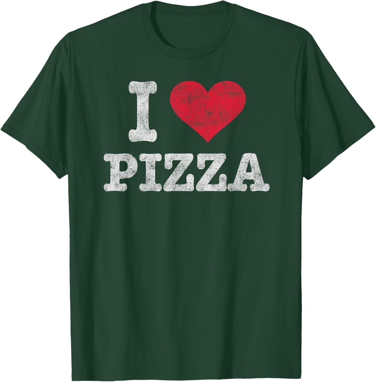 Vintage I Love Pizza Trendy Gift T-Shirt - T-Shirt | Forest
