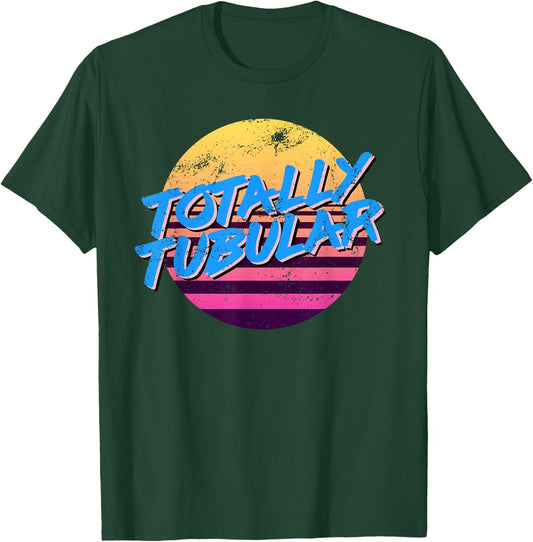80s Shirt Totally Tubular Throwback 80's Style T-Shirt - T-Shirt | Forest