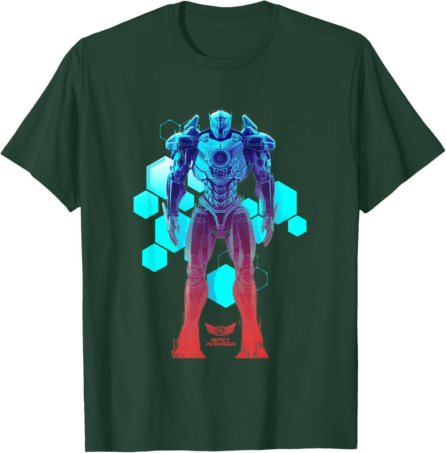 Gipsy Avenger Blueprint T-Shirt - T-Shirt | Forest