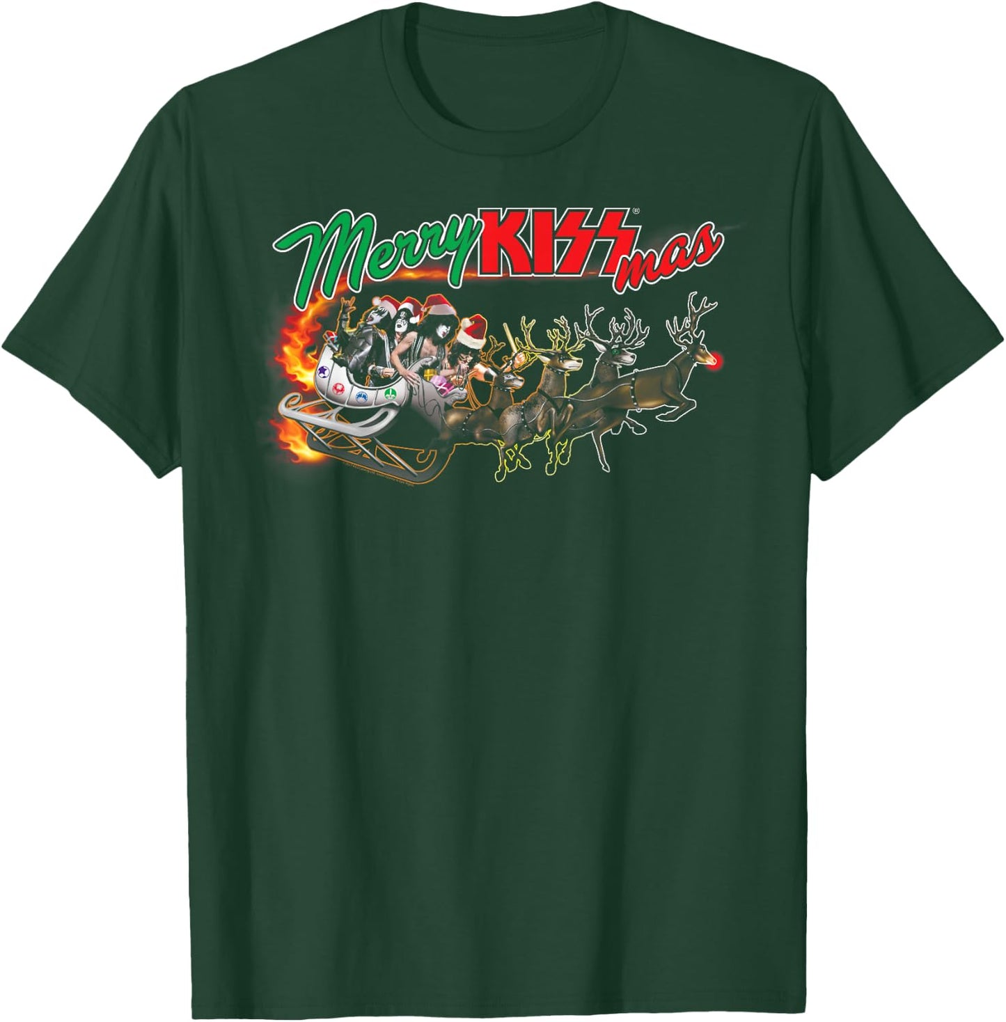KISS - Sleigh T-Shirt - T-Shirt | Forest