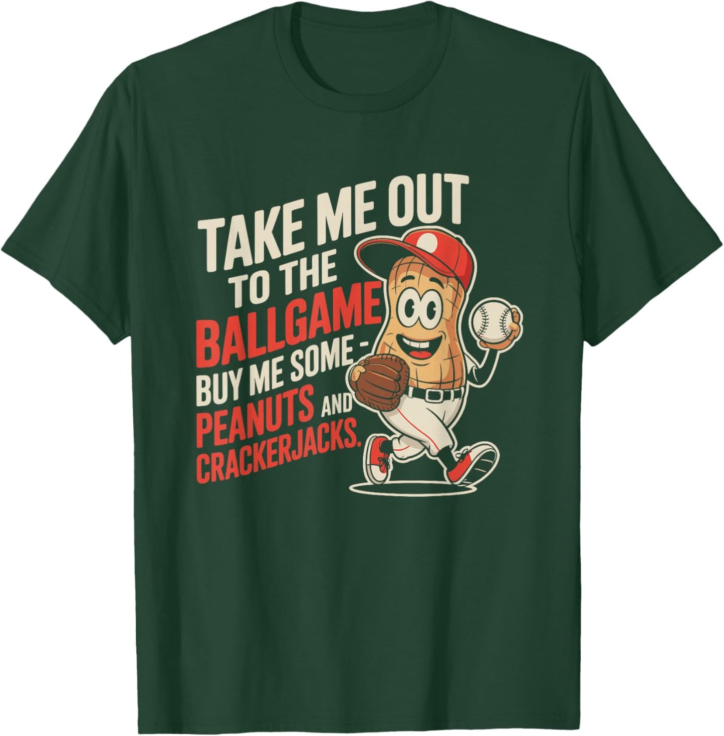 Take Me Out to Ball Game Funny Baseball T-Shirt - T-Shirt | Forest