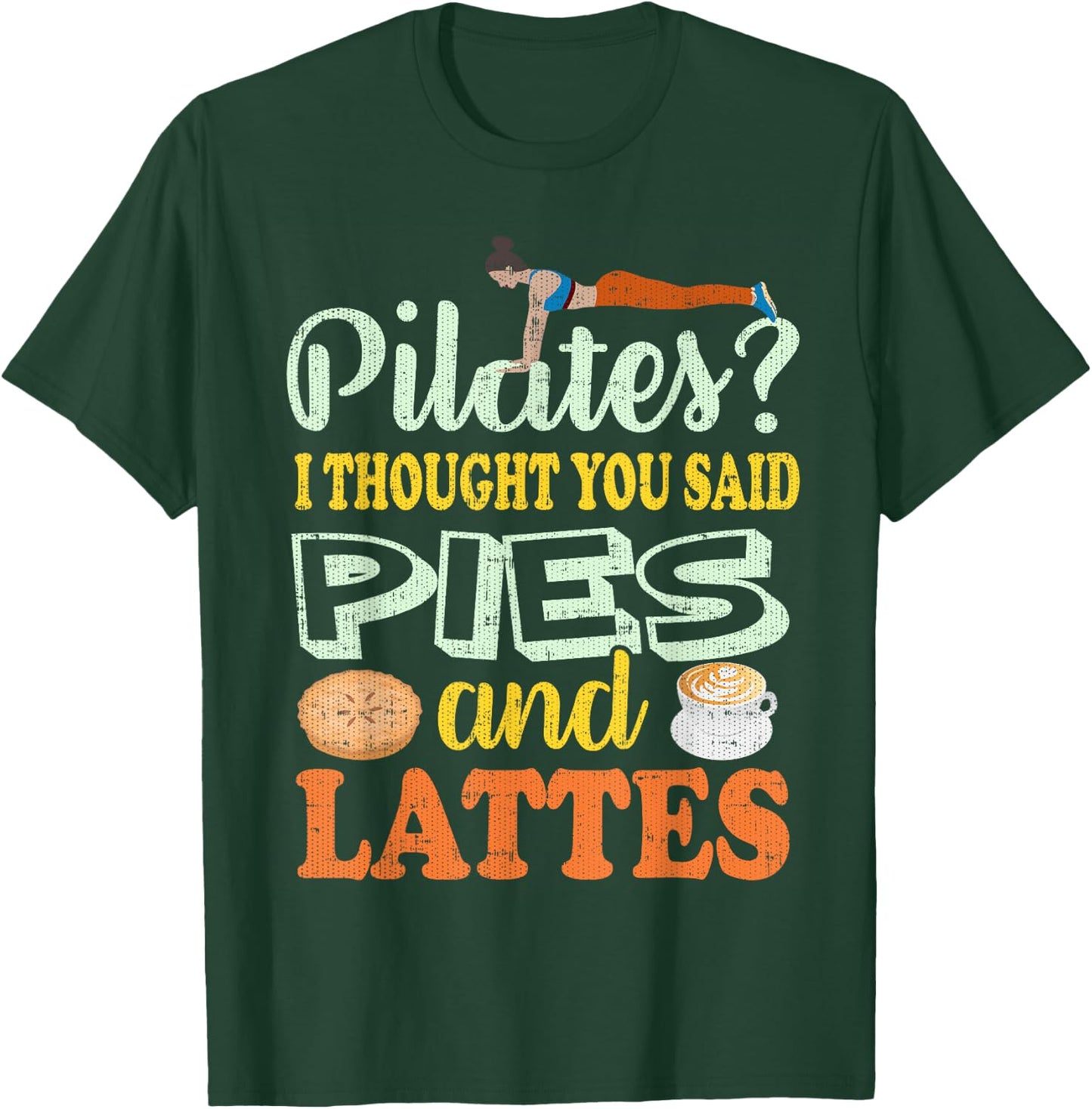 Funny Pilates Shirts- Funny T Shirts Exercise T-Shirt - T-Shirt | Forest