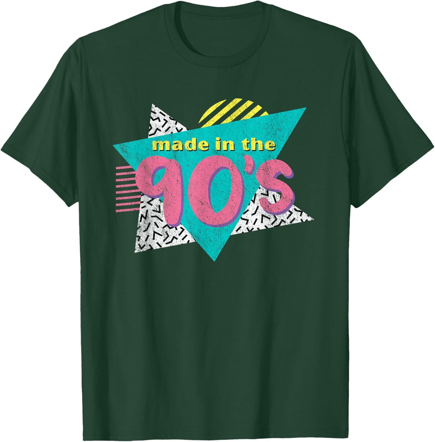 Made in The 90's Retro Vintage 1990's Birthday Gift T-Shirt - T-Shirt | Forest
