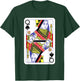 Queen of Spades Playing Cards Halloween Costume Casino Easy T-Shirt - T-Shirt | Forest
