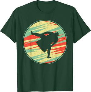 Sumo Shirt Retro Vintage 70s Silhouette Gift T-Shirt - T-Shirt | Forest