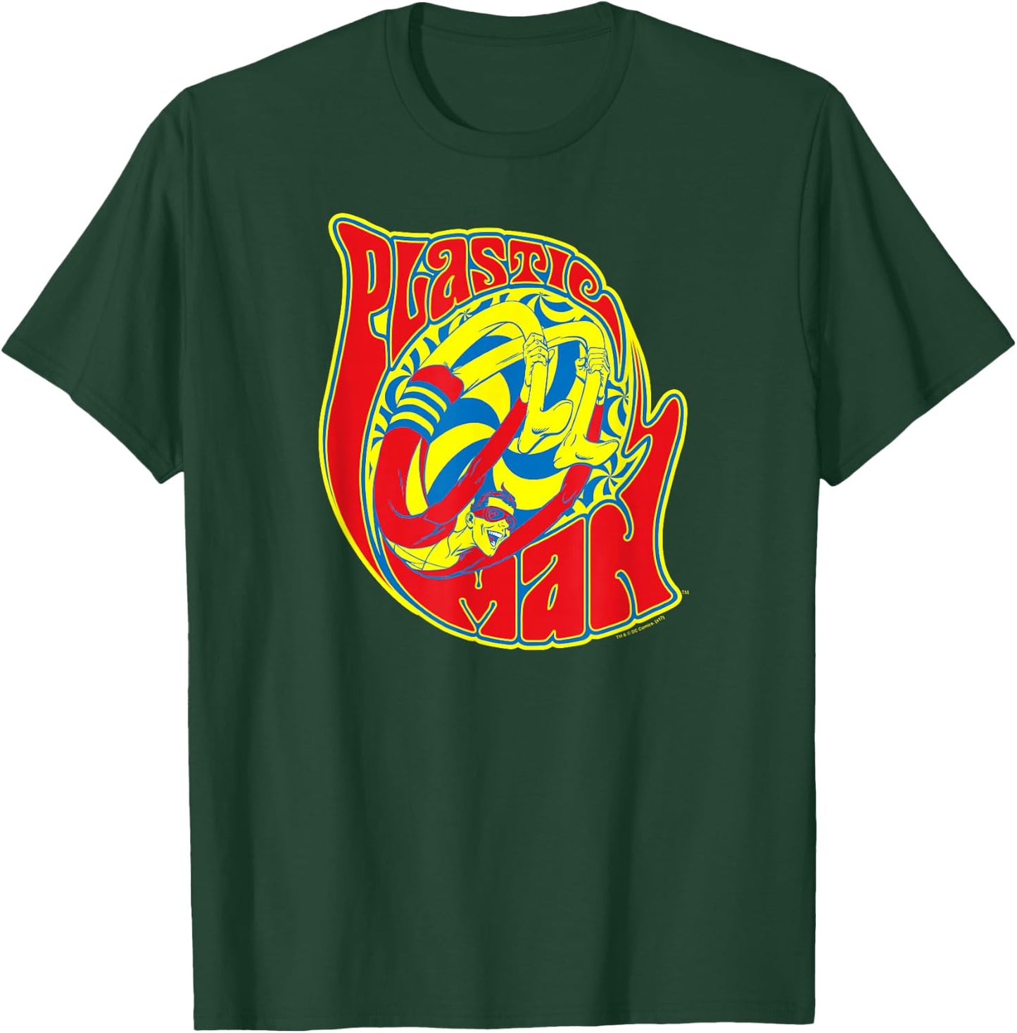Justice League Plastic Man How I Roll T Shirt T-Shirt - T-Shirt | Forest