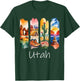 Utah Brushstroke Arches National Park Hiking Boots Cactus T-Shirt - T-Shirt | Forest