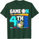 Game On 4th Grade Baseball Drip Ice Cream Back to School T-Shirt - T-Shirt | Forest