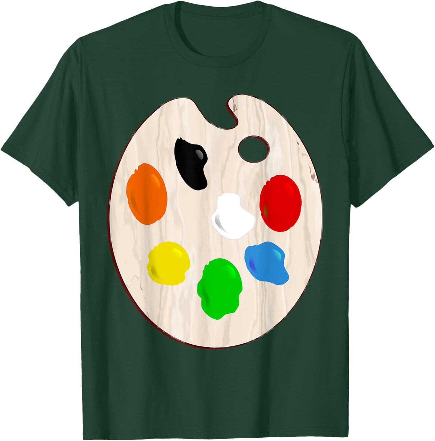 Painter Artist Paint Palette Costume Halloween T-Shirt - T-Shirt | Forest