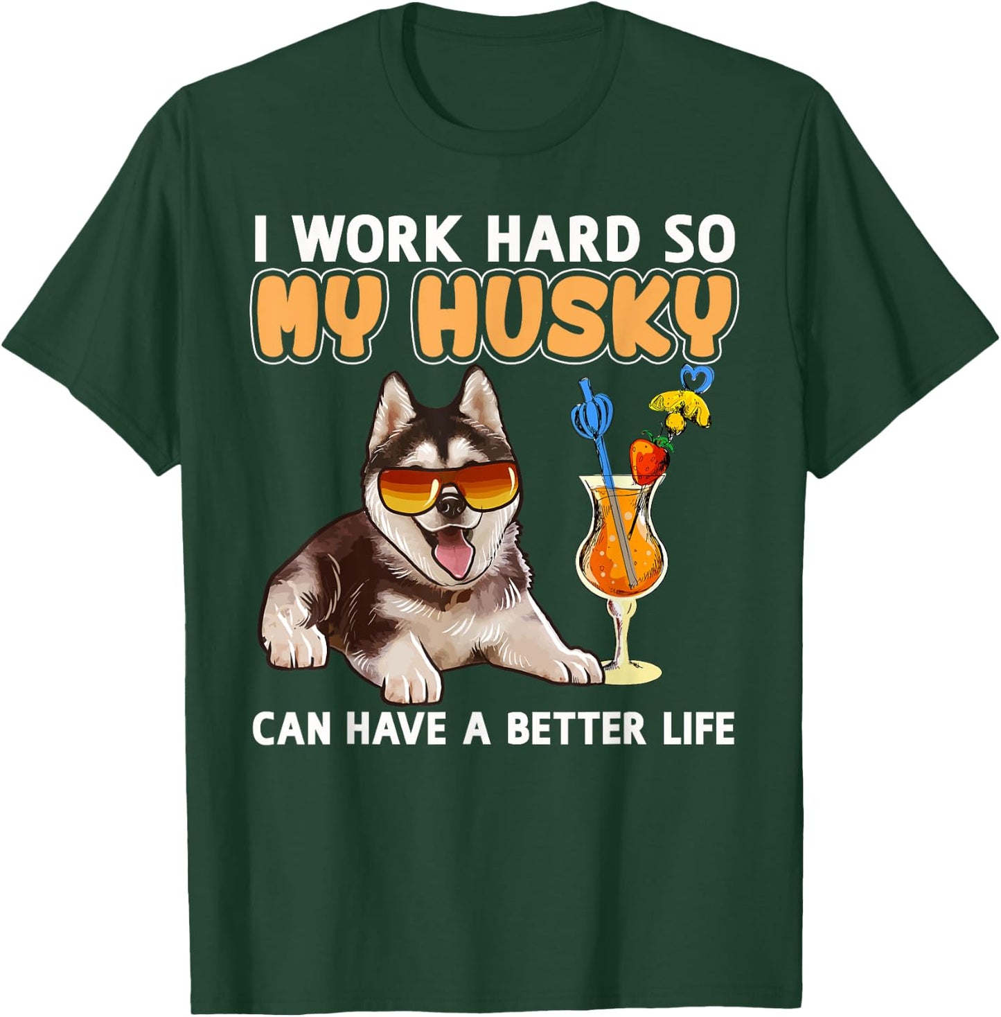 Funny Husky Shirt Husky Lovers Gifts Shirt T-Shirt - T-Shirt | Forest