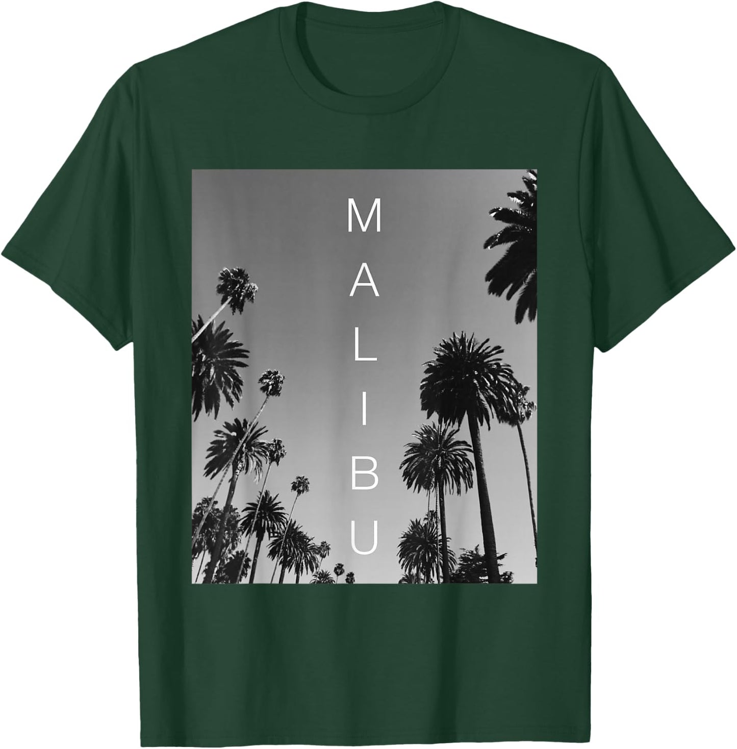 Malibu Shirts Men Women CA Malibu California Beach Souvenir T-Shirt - T-Shirt | Forest