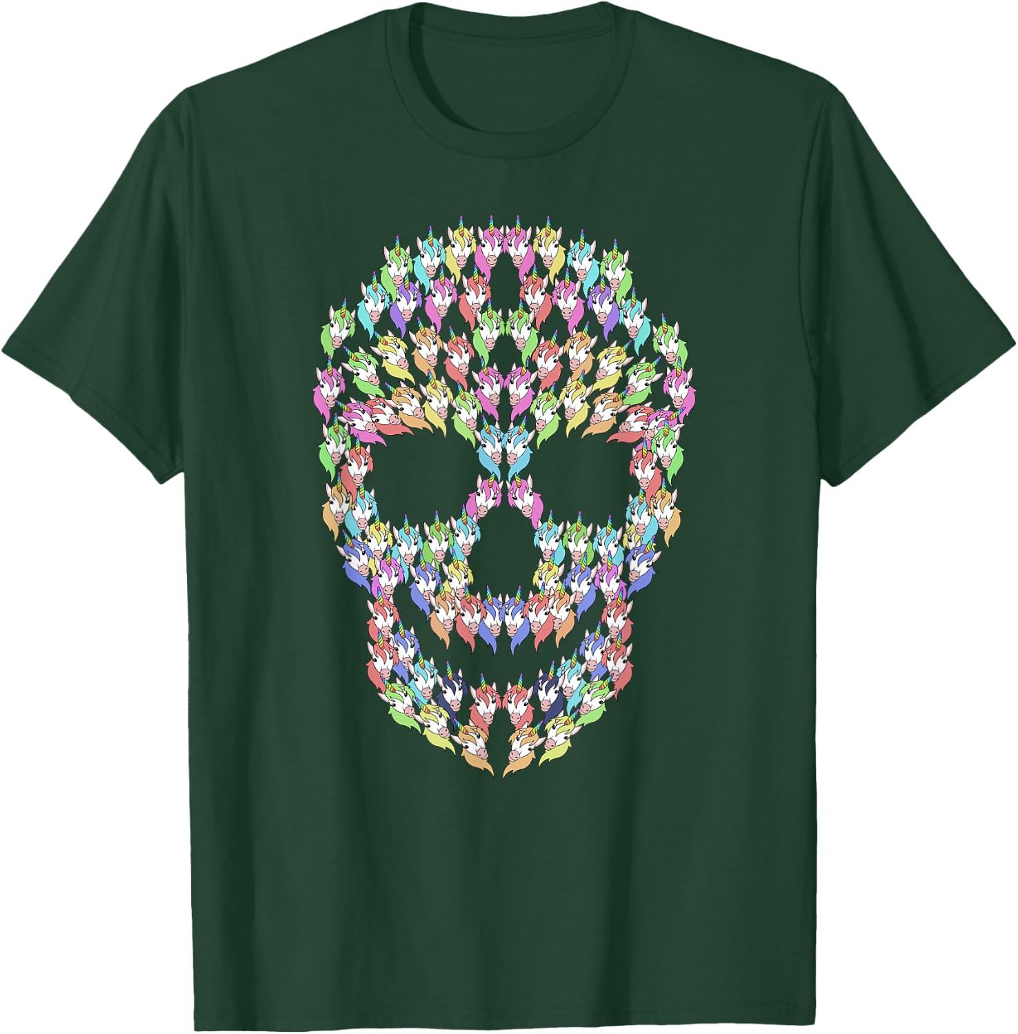 Unicorn Skull T-Shirt - T-Shirt | Forest