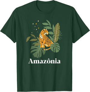 Amazonia Save The Amazon Rainforest Climate Activists Tiger T-Shirt - T-Shirt | Forest