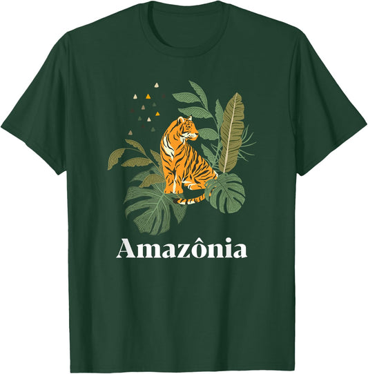 Amazonia Save The Amazon Rainforest Climate Activists Tiger T-Shirt - T-Shirt | Forest