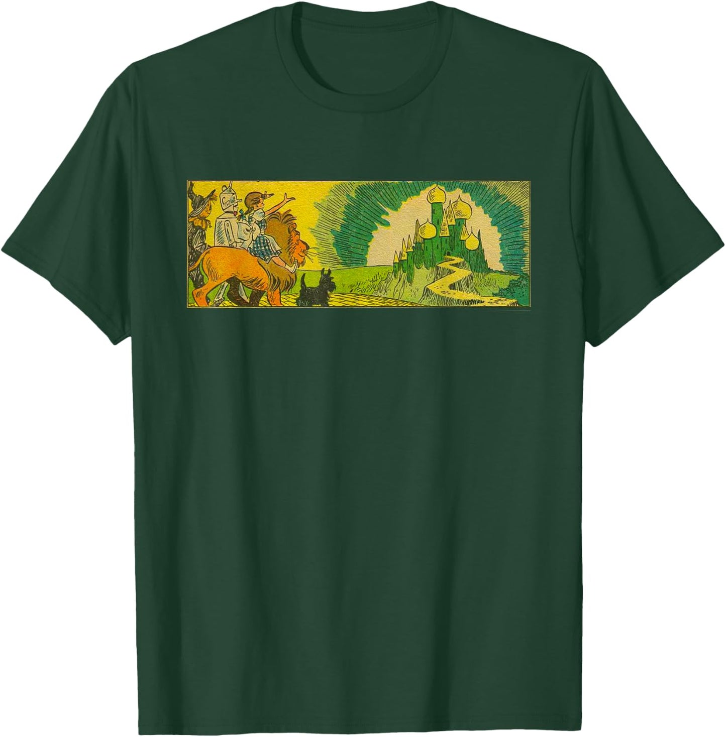 Tin Man Scarecrow Cowardly Lion Dorothy Toto Wizard of OZ T-Shirt - T-Shirt | Forest