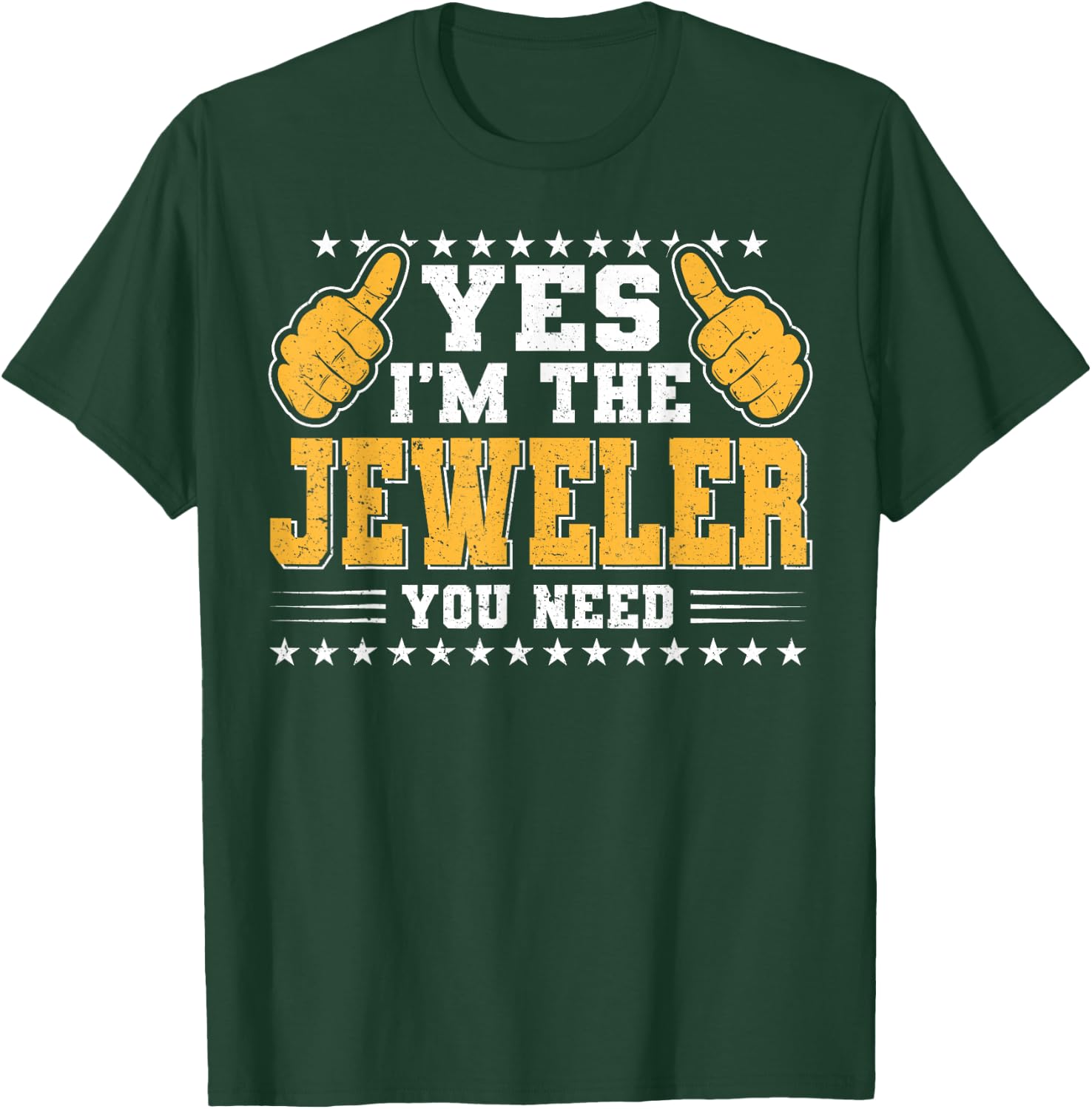 Retro Profession I'm The Jeweler T-Shirt - T-Shirt | Forest