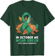 In October We Wear Green Liver Cancer Awareness T-Shirt - T-Shirt | Forest