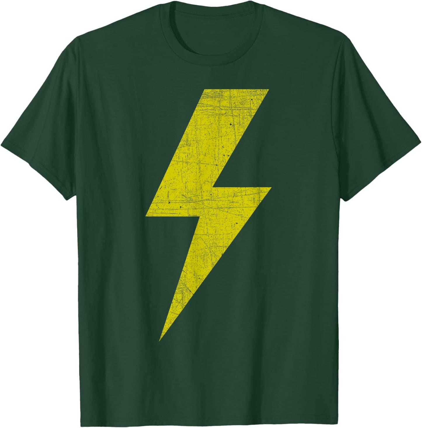 Yellow Thunderbolt Bolt Lightning Team T-Shirt - T-Shirt | Forest