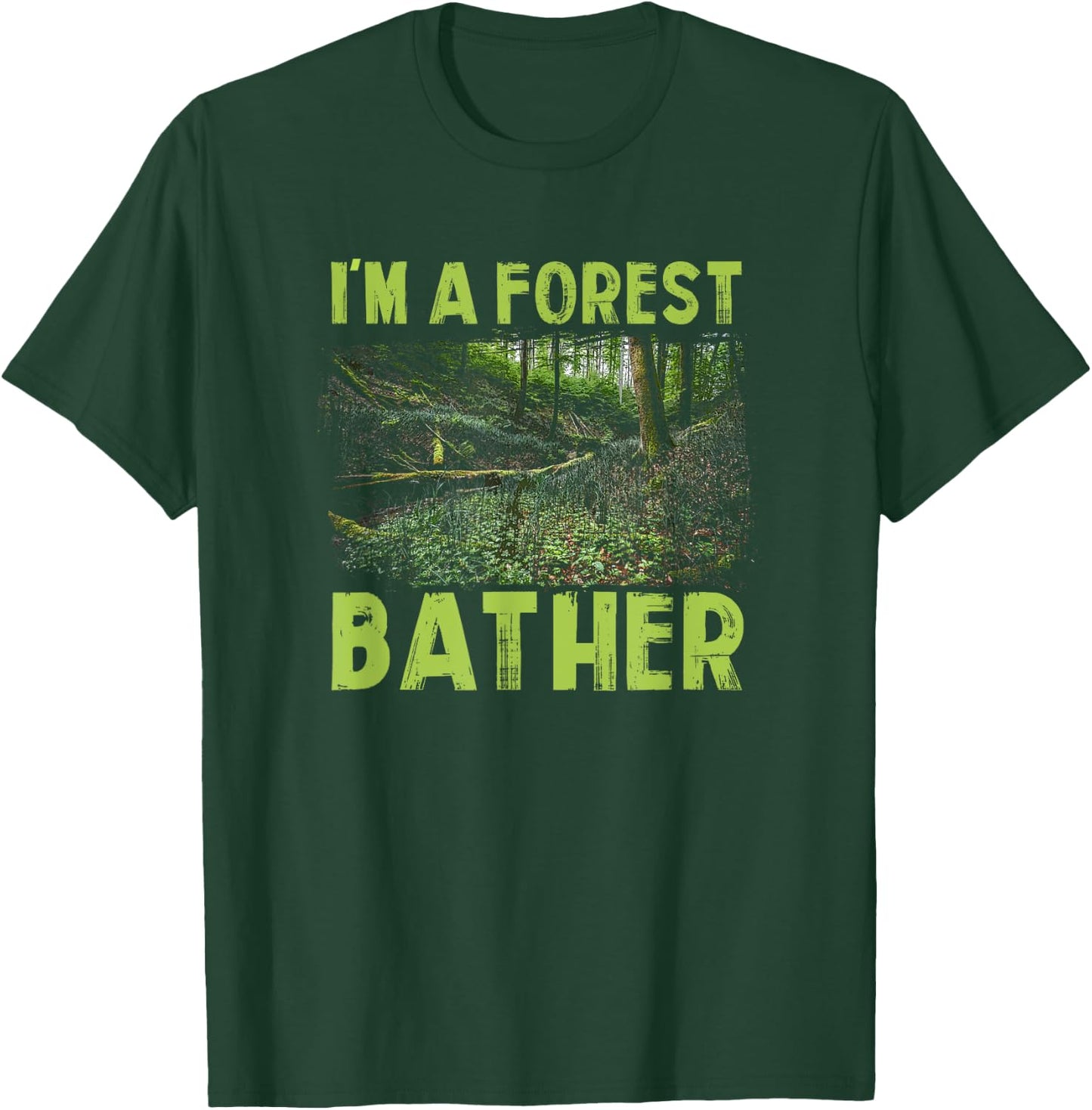 Forest Bathing Gift Relaxation Nature Lovers T-Shirt - T-Shirt | Forest