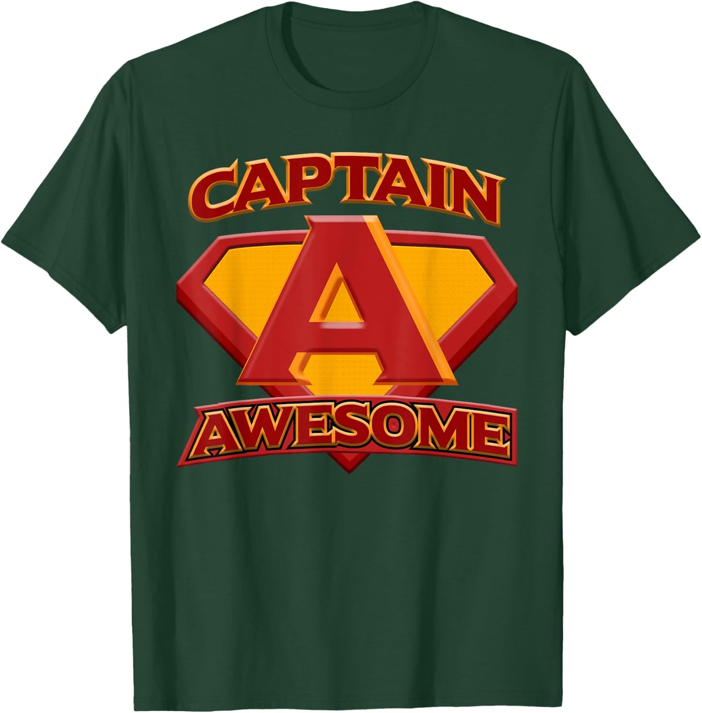 Funny t shirt, Captain AWESOME T-Shirt - T-Shirt | Forest