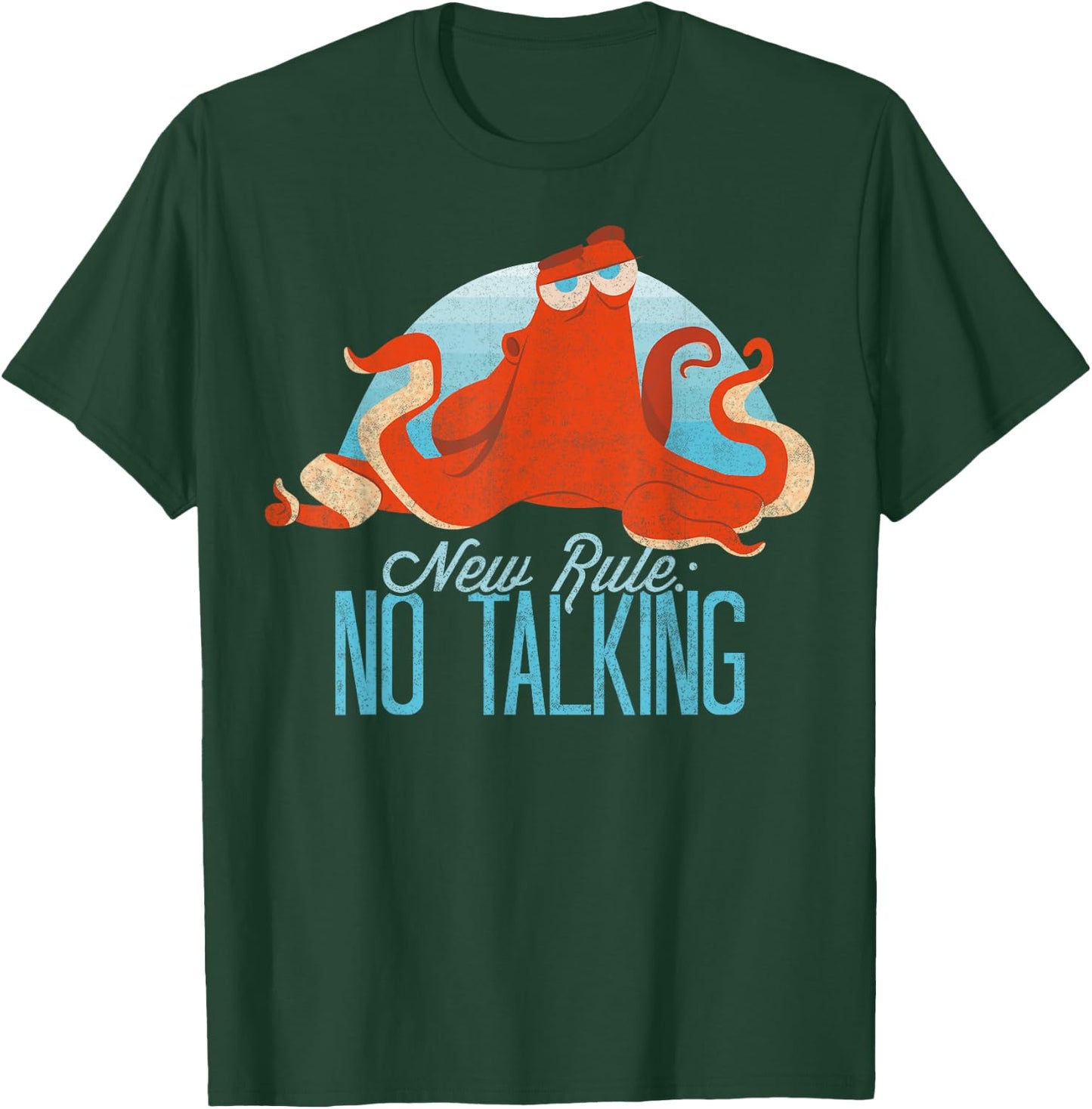 Disney Pixar Finding Dory Hank No Talking Sassy Portrait T-Shirt - T-Shirt | Forest