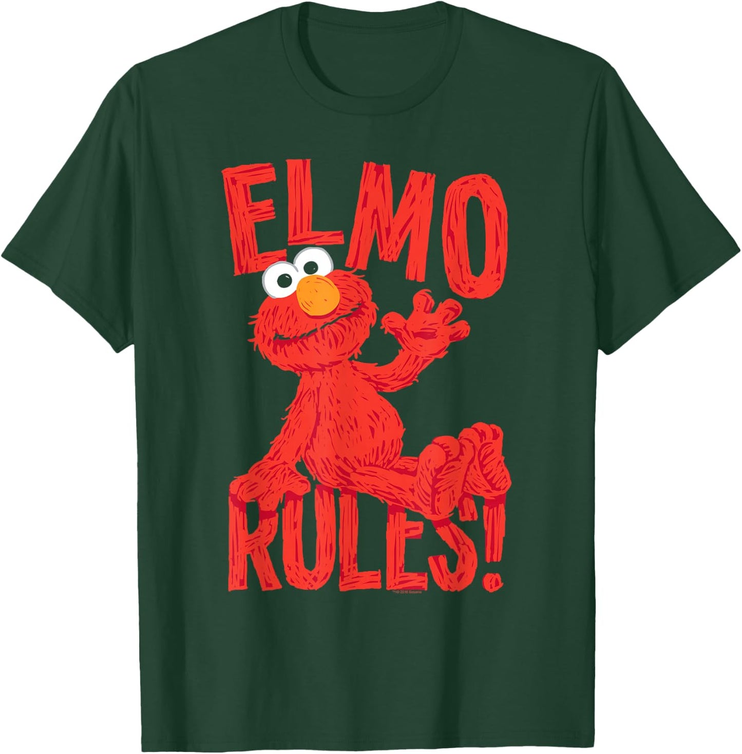 Sesame Street Elmo Rules T-Shirt - T-Shirt | Forest