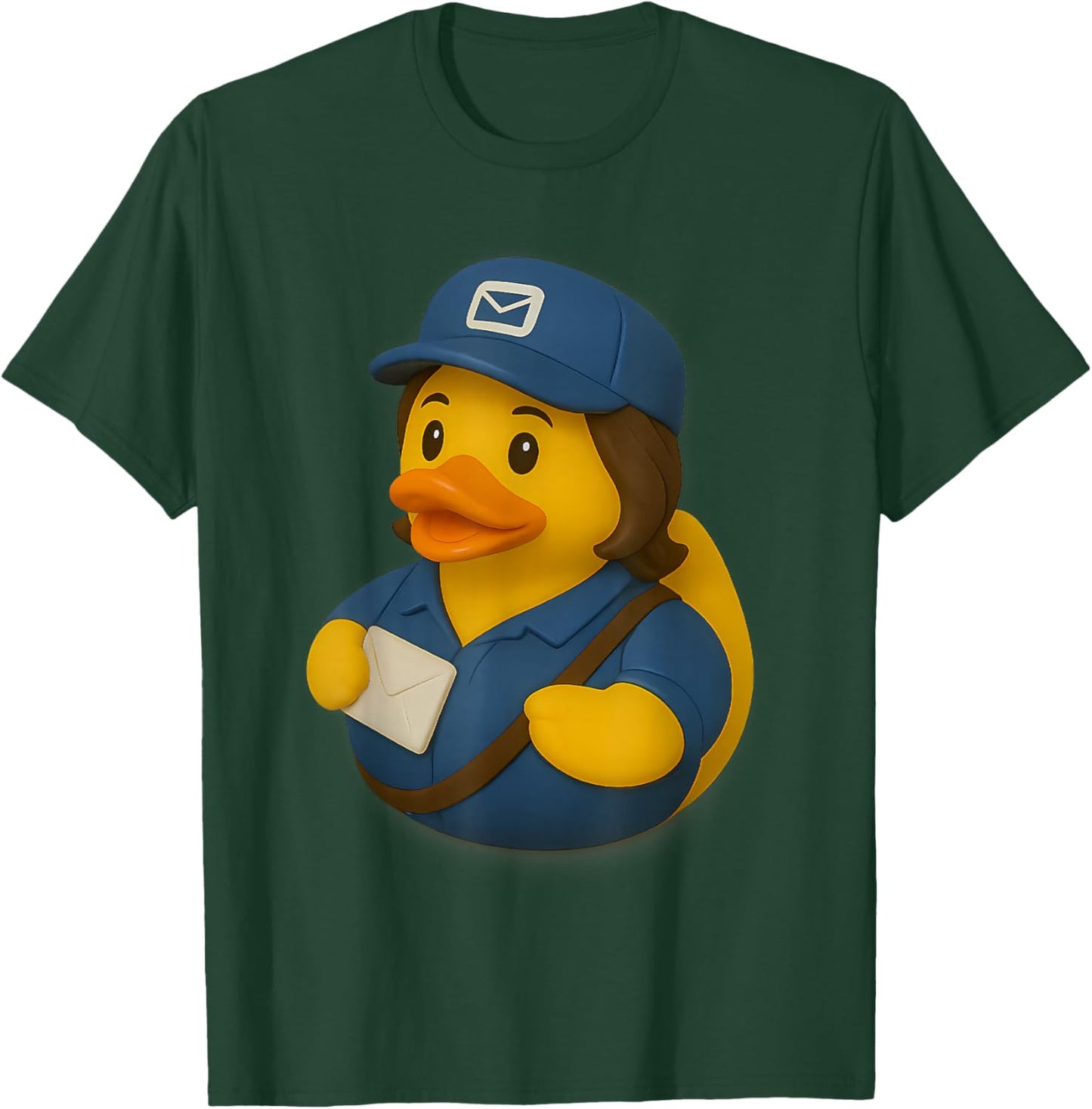Rubber Duck Mail Lady Ducky Duckie Women T-Shirt - T-Shirt | Forest