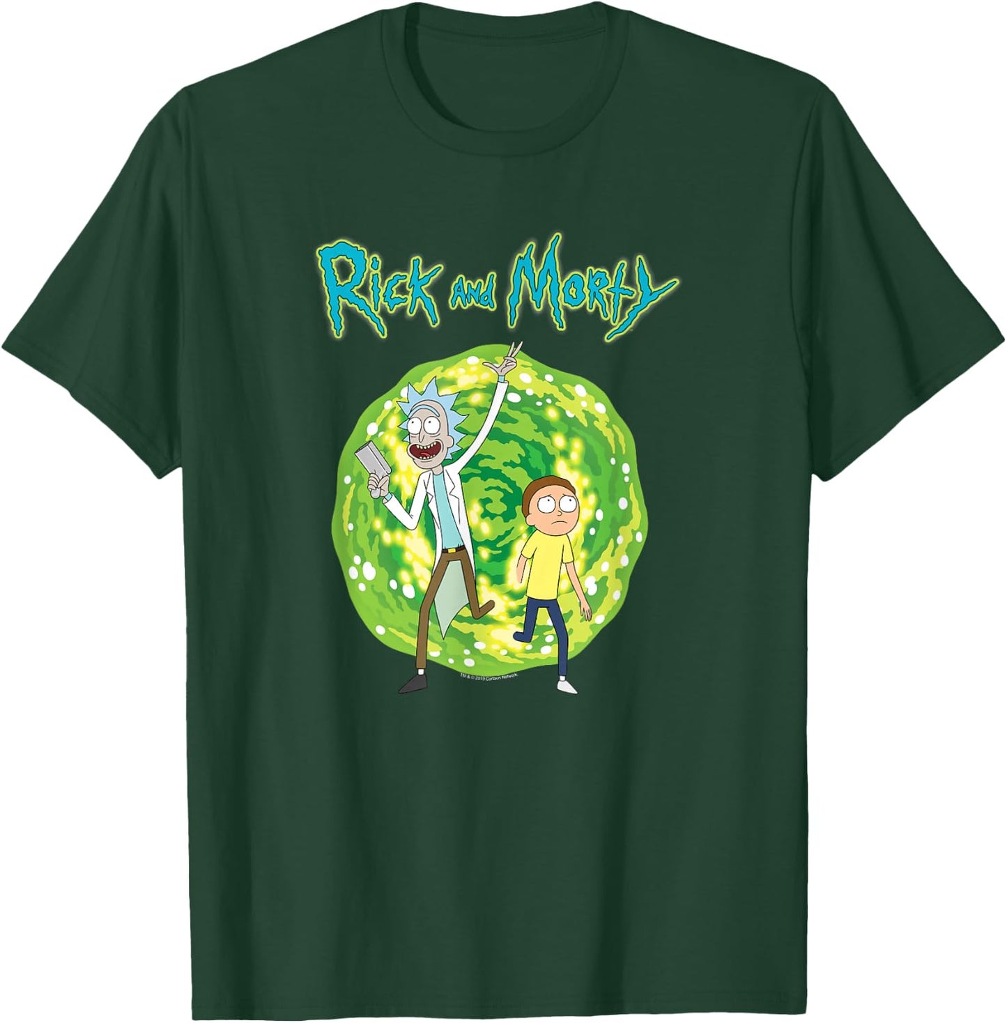 Rick and Morty Dimension Portal,Short Sleeve T-Shirt - T-Shirt | Forest