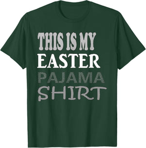 Easter Pajama Shirt - Women Men Adults Kids Boys Girls Teens T-Shirt - T-Shirt | Forest