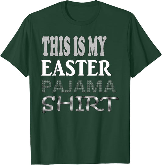 Easter Pajama Shirt - Women Men Adults Kids Boys Girls Teens T-Shirt - T-Shirt | Forest