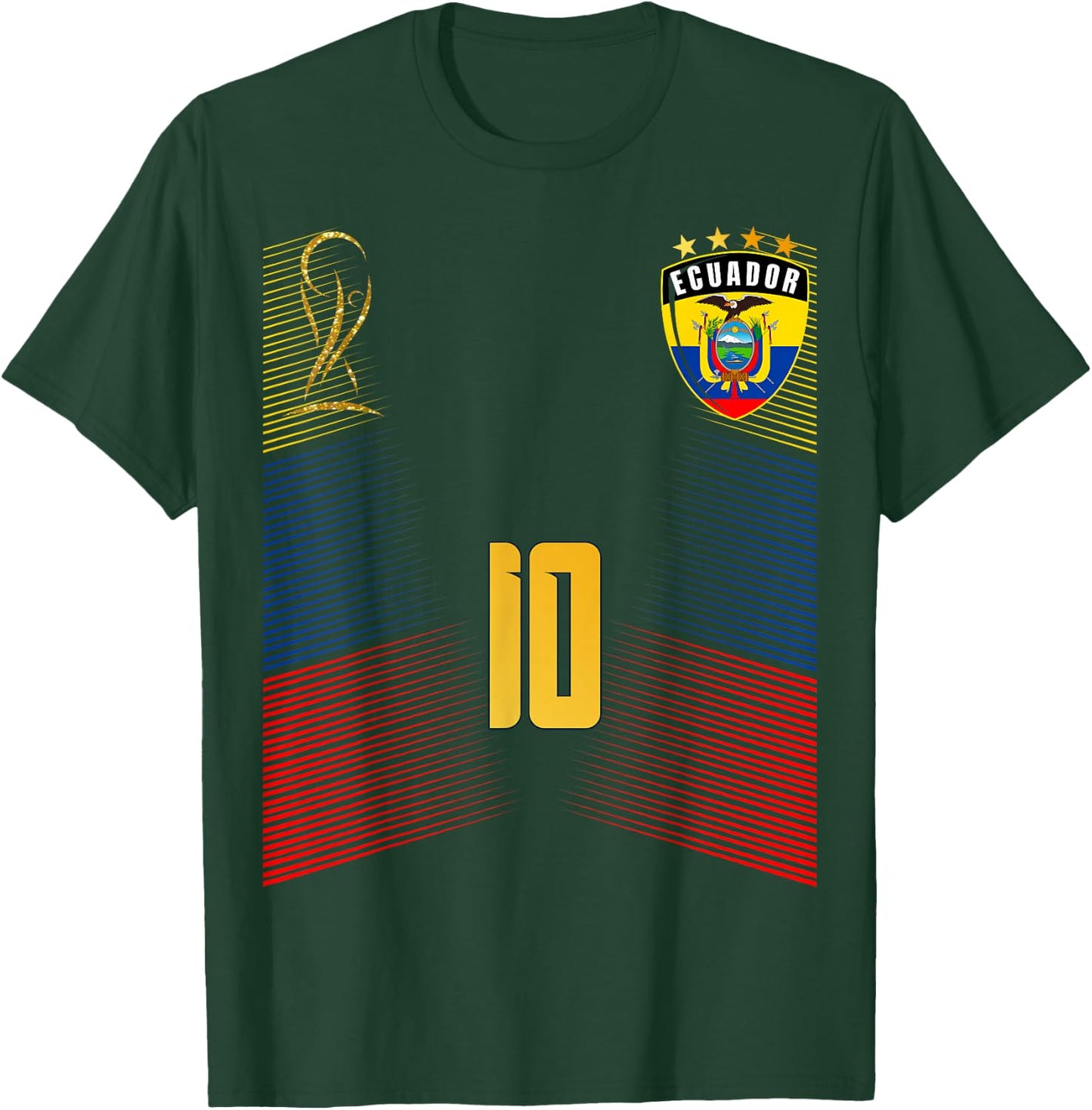 Ecuador Flag Ecuadorian Pride Lovers T-Shirt - T-Shirt | Forest