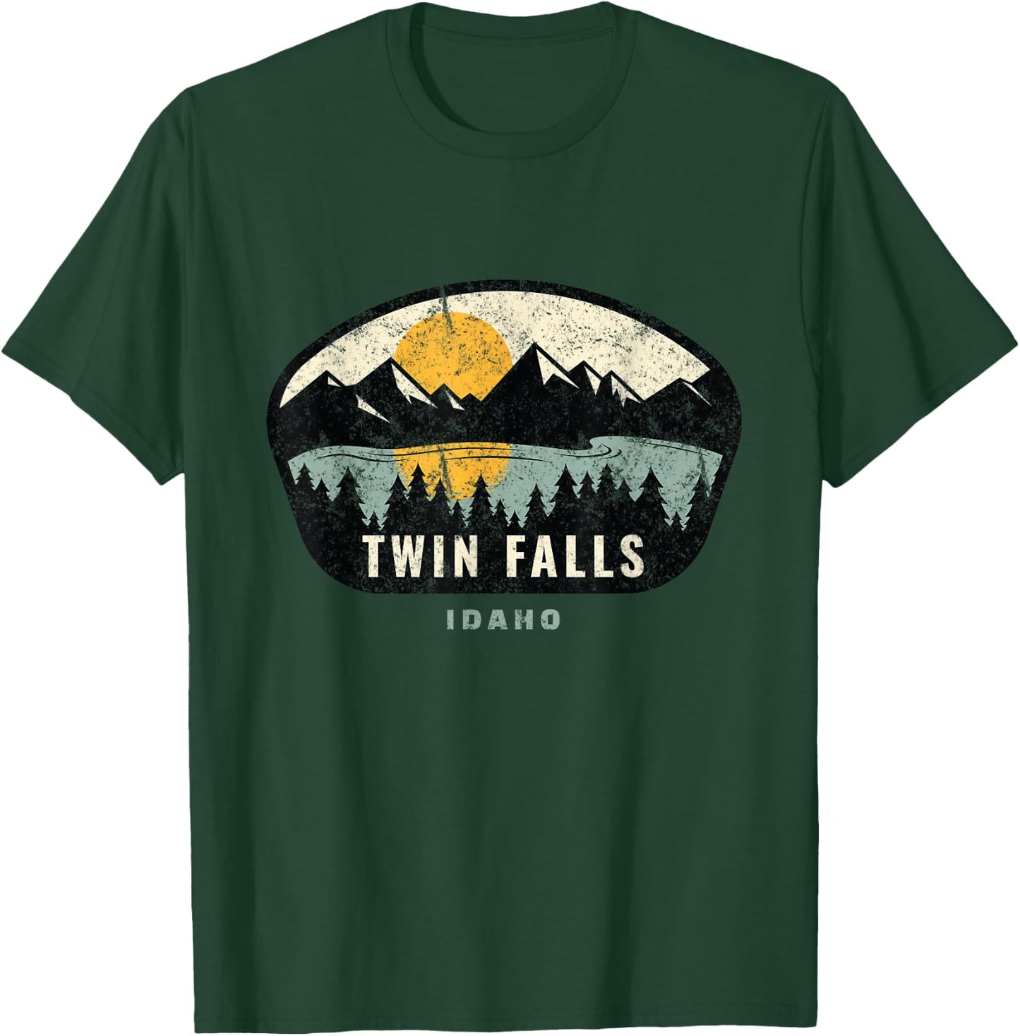Twin Falls Idaho, ID Vacation Souvenir T-Shirt - T-Shirt | Forest