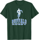 Vintage Buffalo Rugby with Rugby Player T-Shirt - T-Shirt | Forest