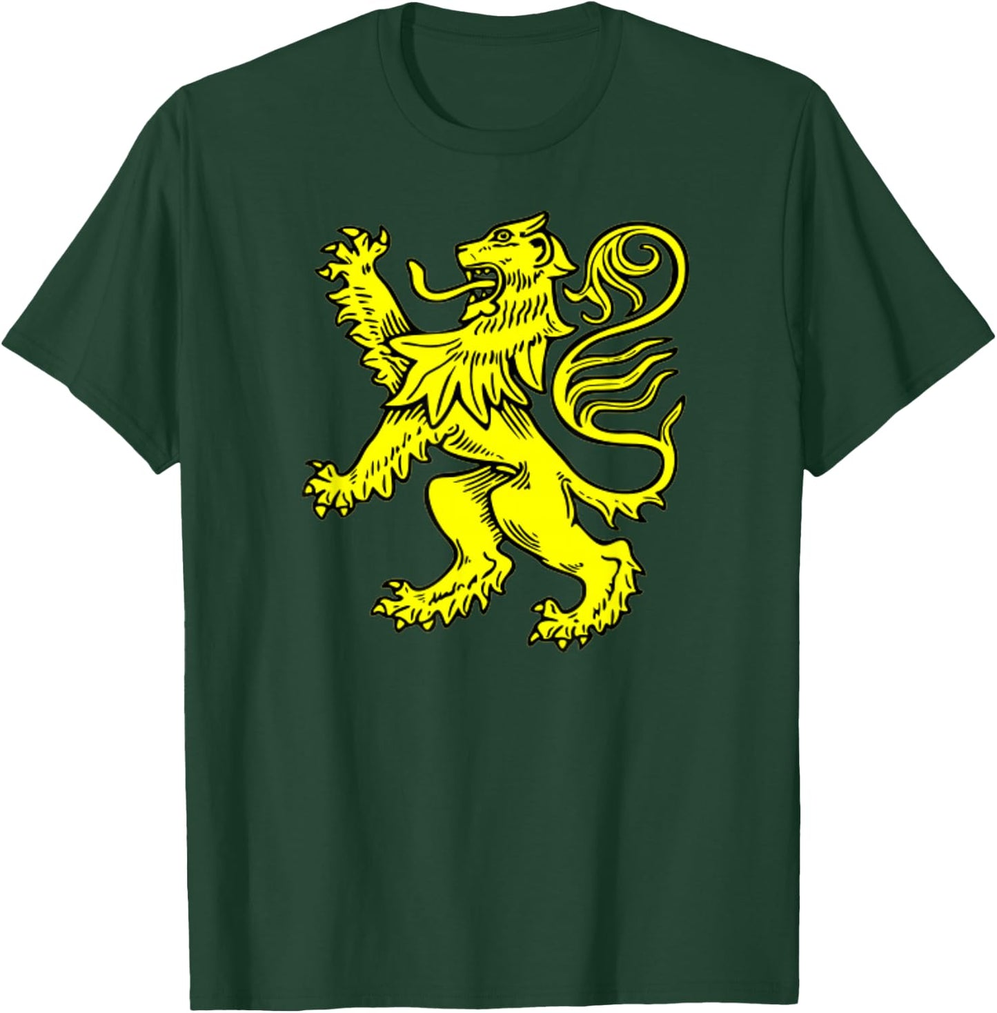 Classic Medieval Middle Ages Lion T-Shirt - T-Shirt | Forest