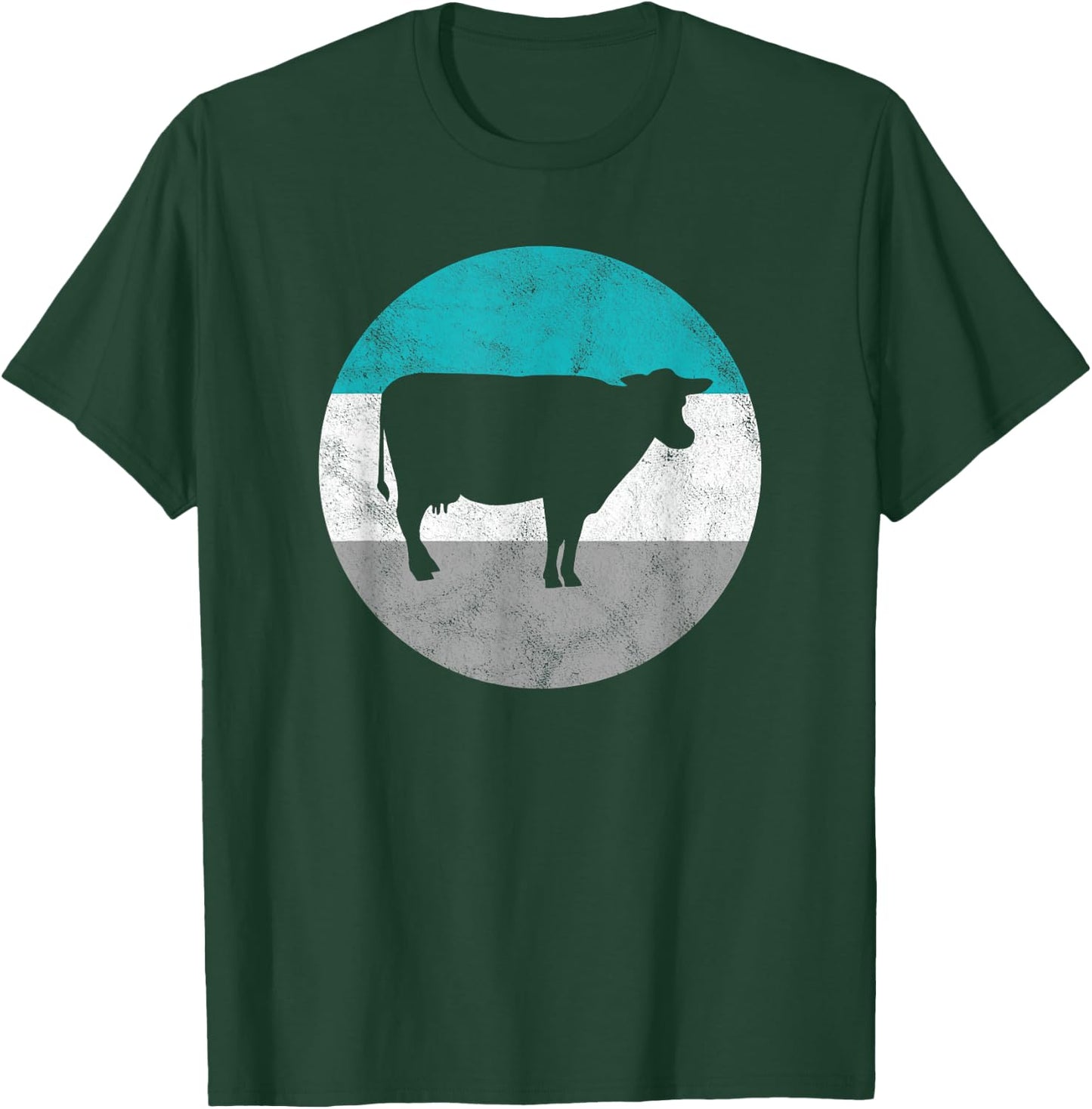 Cow Gift Shirt Women Boys & Girls T-Shirt - T-Shirt | Forest