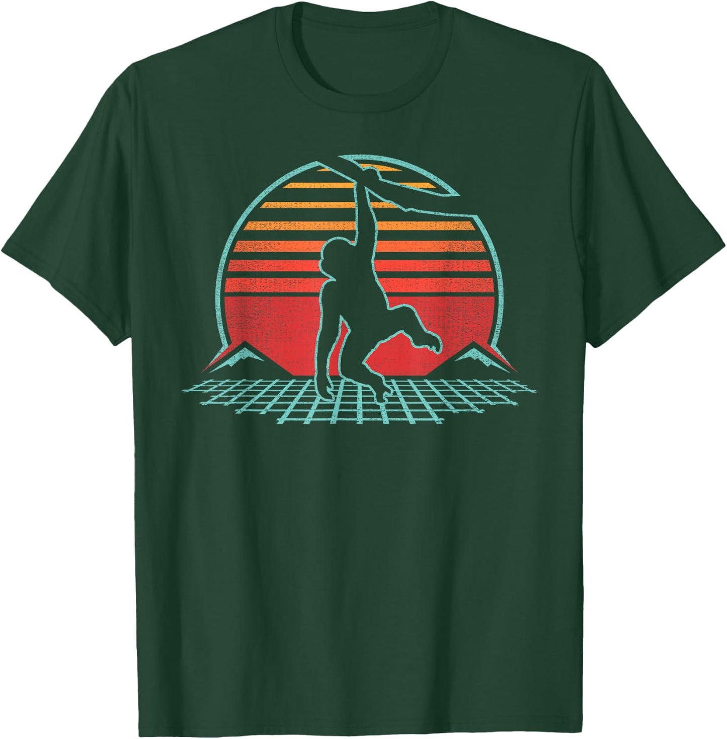 Monkey Lover Animal Retro Vintage 80s Style T-Shirt - T-Shirt | Forest