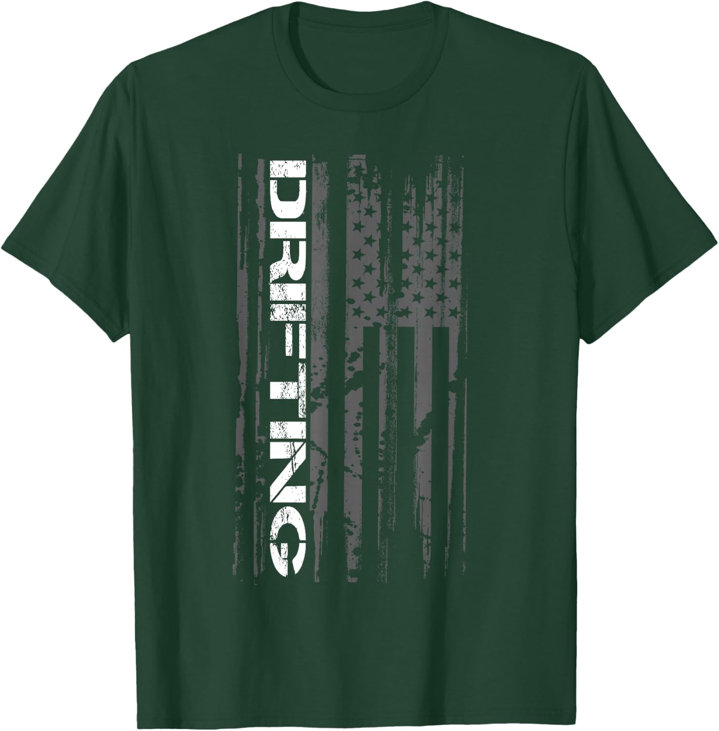 American Flag Car Racing Drifting T-Shirt - T-Shirt | Forest