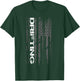 American Flag Car Racing Drifting T-Shirt - T-Shirt | Forest