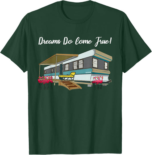 Trailer Park Life White Trash Rednecks Pink Flamingos Small T-Shirt - T-Shirt | Forest