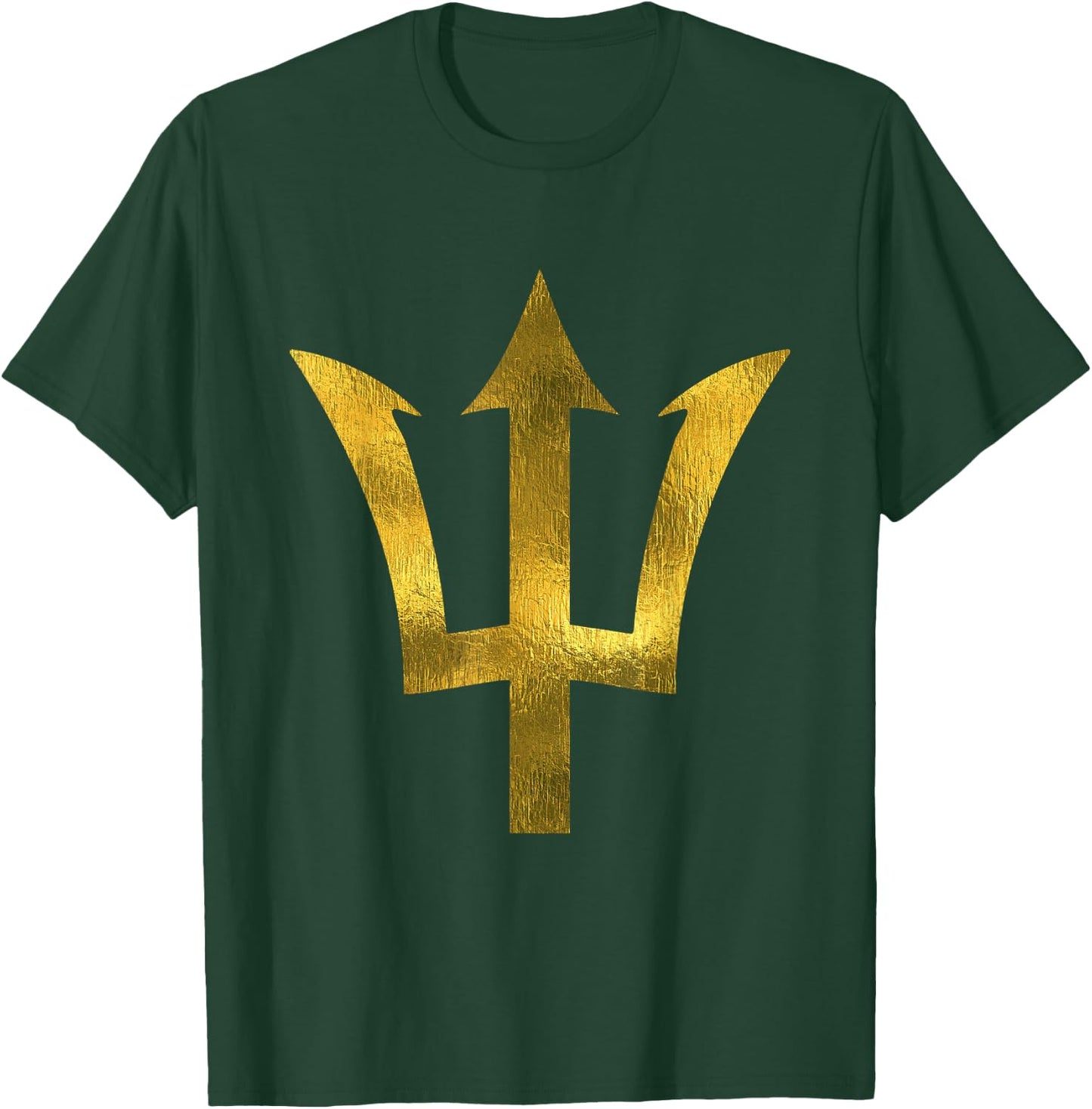 Bajan t shirt Barbados est 1966 gold trident T-Shirt - T-Shirt | Forest