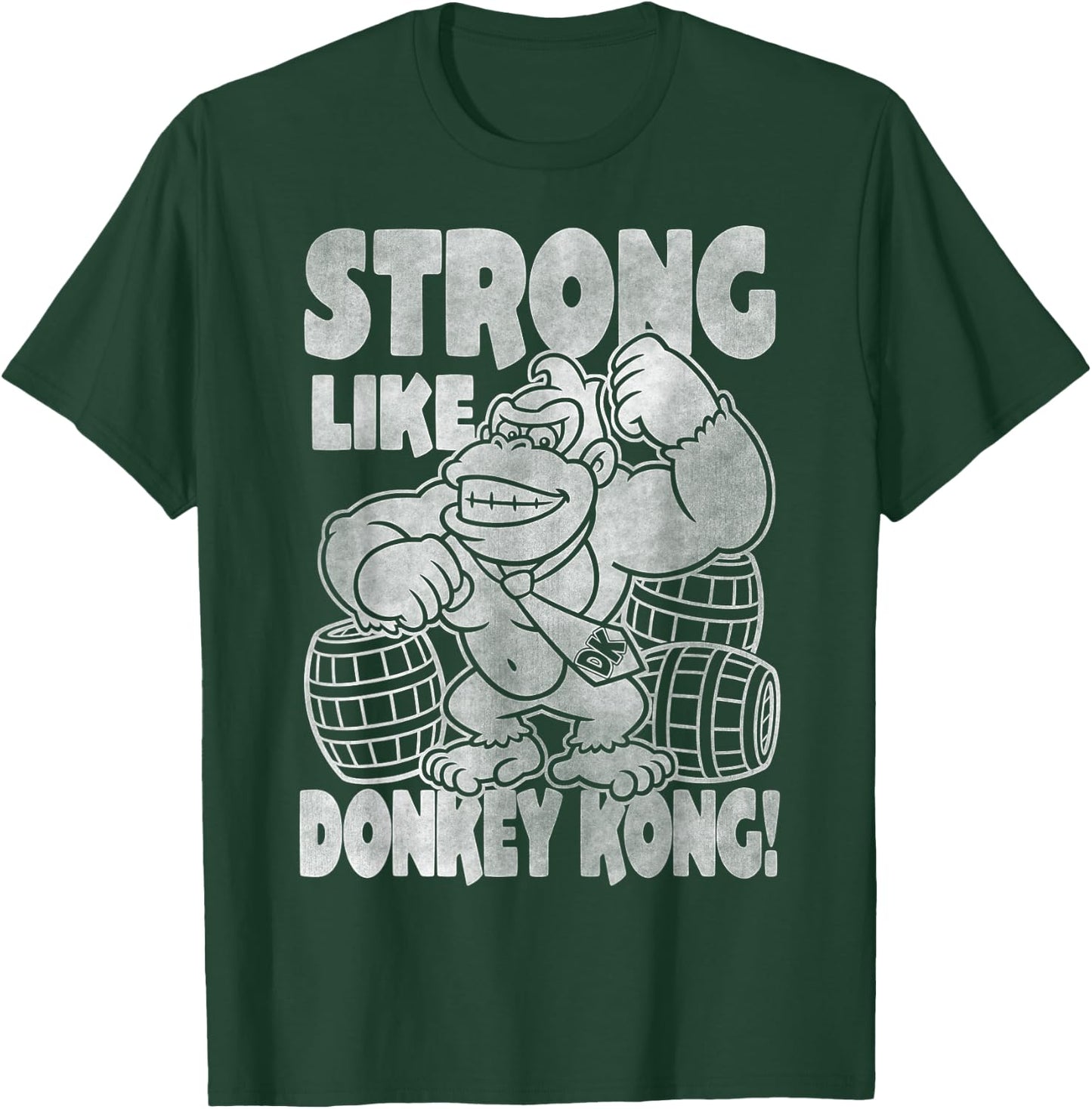 Nintendo Donkey Kong Super Strong Vintage Graphic T-Shirt - T-Shirt | Forest