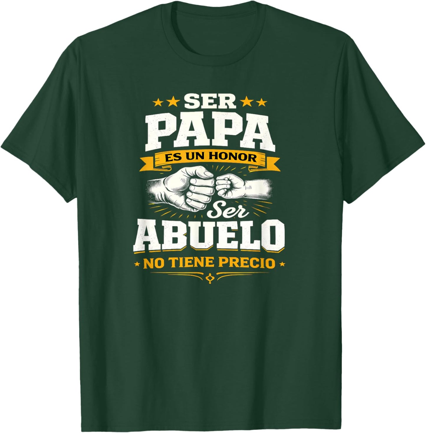 Spanish Papa Abuelo Father Grandfather Family Team Design T-Shirt - T-Shirt | Forest