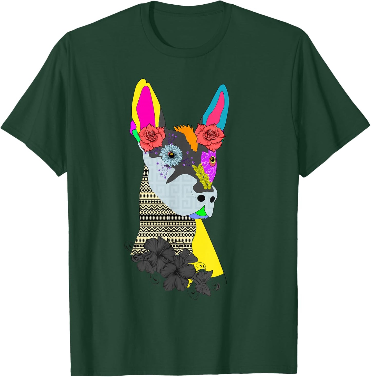 Bald is Beautiful - Xolito Mexican Hairless Dog T-Shirt - T-Shirt | Forest